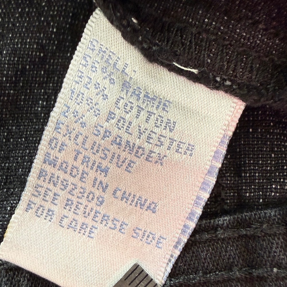 Vintage Diane Gilman DG2 Black‎ M Denim Embroidered Jean Jacket Western Aztec - Picture 11 of 16